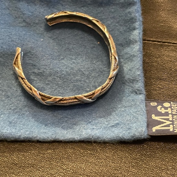 Mignon Faget Bound Reed Cuff Bangle Bracelet - Picture 3 of 5